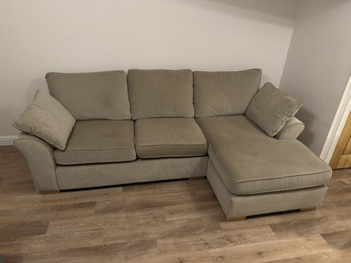 Next beige corner sofa - beige,