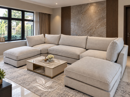New bishop corner shape sofa - new,