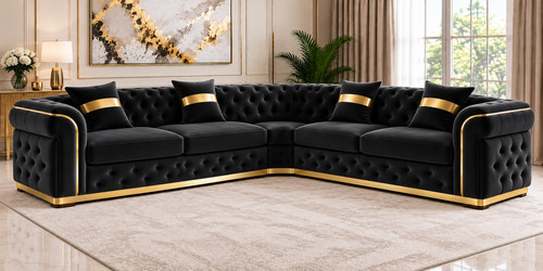 Luxury chesterfield corner - luxury,