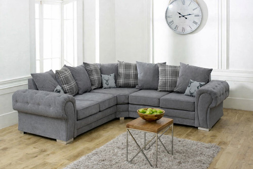 Verona corner sofa grey - verona, 5