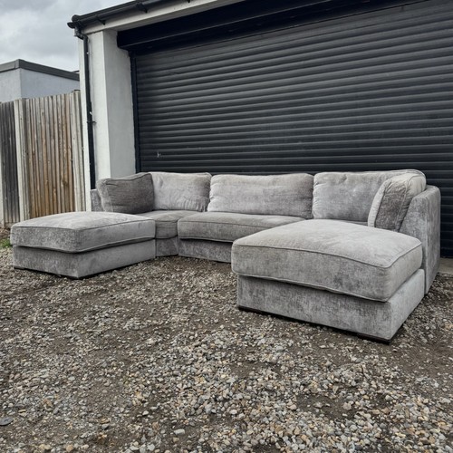 Large grey sofa - &, u