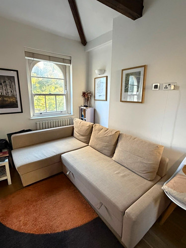 Beige shape corner - l-shape, sofa