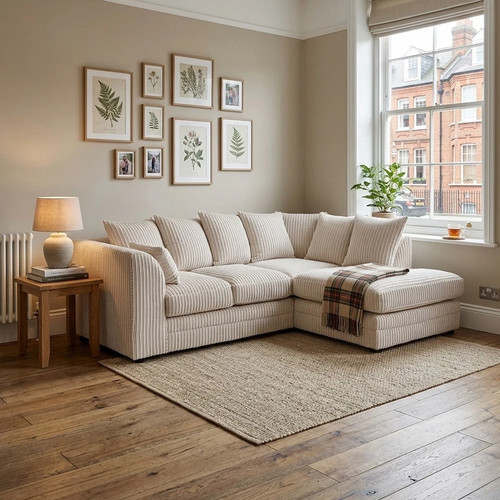 Seated cream corner - seated,