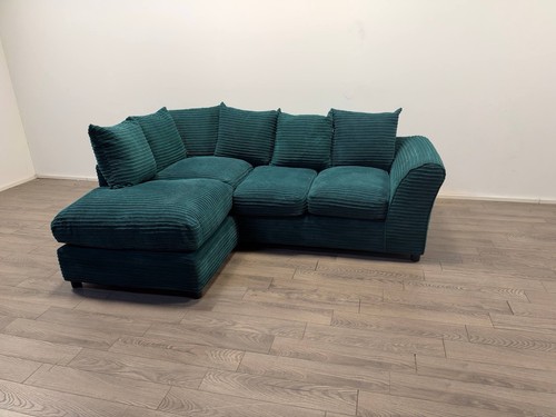 Harry teal jumbo - cord, left