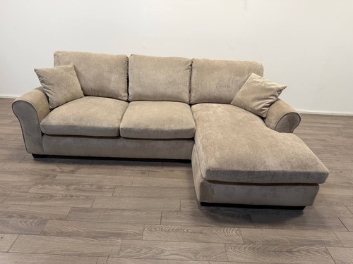 Taylor beige fabric right hand - beige,