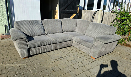 Dfs grey corduroy - grey, corner
