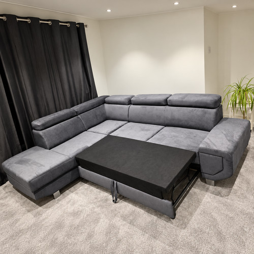 Arctic grey corner - corner, bed