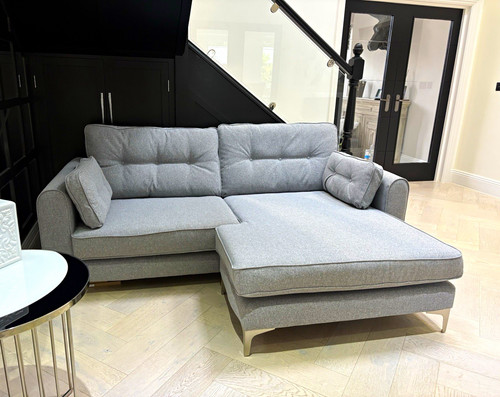 Grey fabric corner - grey,