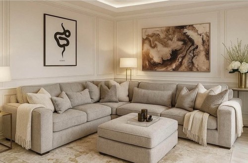 Luxury ruby corner sofa - ruby, |