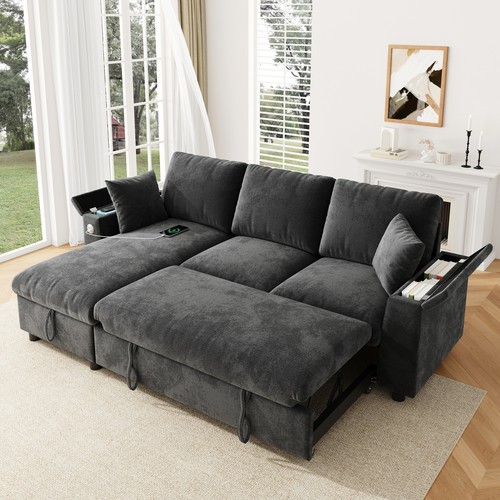 Corner sofa bed shaped - corner, l-shaped