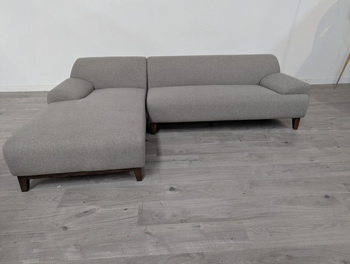 Mid century modern light grey - modern,